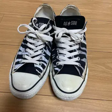 컨버스 ALL STAR 제브라 패턴 로우컷