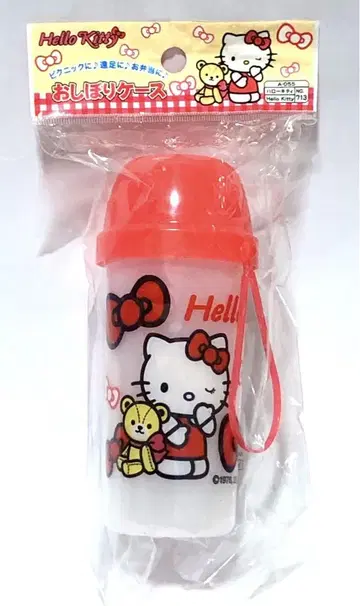 산리오 헬로키티 레트로 레어 키티&리본 손수건 케이스