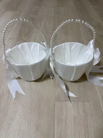 바스켓 바스켓 결혼식 플라워 샤워 플라워 걸