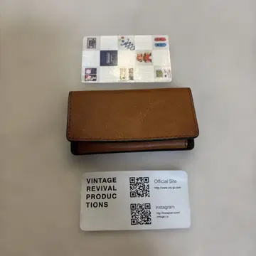 빈티지 리바이벌 프로덕션즈 코인 케이스 동전 지갑