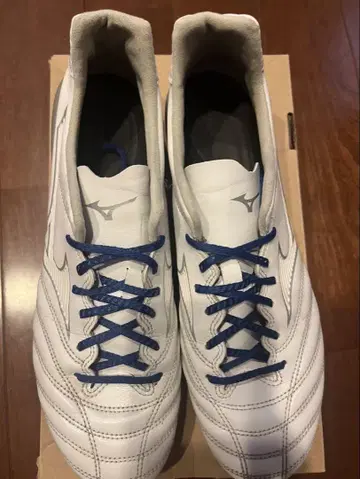 미즈노 화이트 스파이크 슈즈