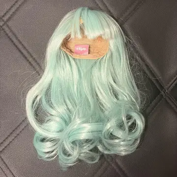Blythe 민트 그린 컬 헤어 롱 가발