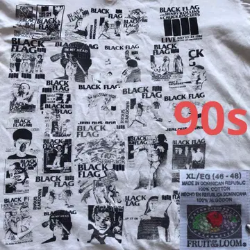 27 블랙 플래그 BLACK FLAG 90년대 빈티지 티셔츠