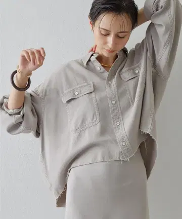 579t* 새상품급 24AW 윔 가제트 텐셀 셔츠