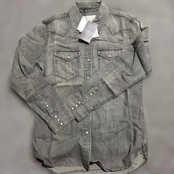 goa 블랙 데님 셔츠