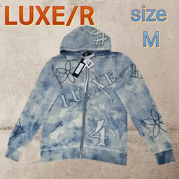 새상품 미사용 택 포함 LUXE/R 풀 집업 후드티 빅 로고 Y2K
