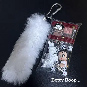 Betty Boop 가챠 파우치풍 키링