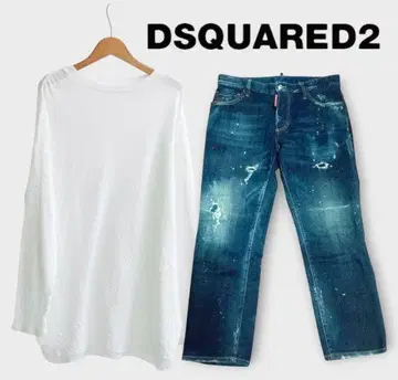 [ 이탈리아제 ] DSQUARED2 보이프렌드 데님 40