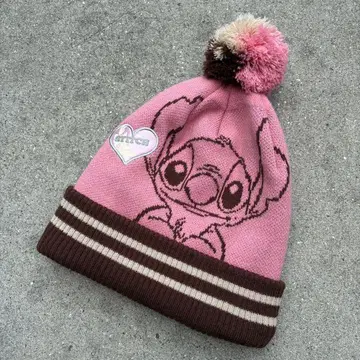 스티치 니트 모자 비니 모자 꽁지 unknown 구제 의류