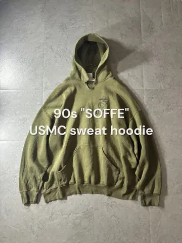 90s SOFFE USMC 스웻 후디 U.S.밀리터리