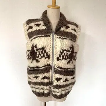 코위찬 니트 베스트 울 100%