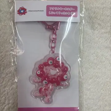 오사카 엑스포 먁먁 아크릴 키링 푹신푹신 벚꽃 핑크