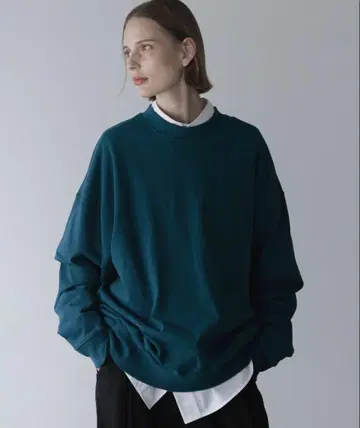 remer 루즈 베이직 스웨트 롱 티