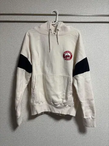 Milk fed 크림색 후드 부착 후드티