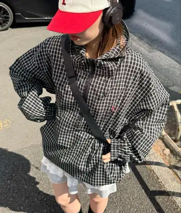 CIAOPANIC 아노락 체크 셔츠 자켓