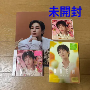 Onew SAKU 초회 한정판 일반ver 세트 스티커 클리어 파일 포함