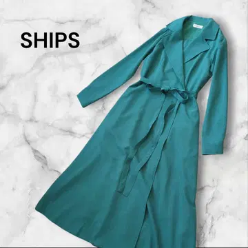 새상품급 쉽스 에니 SHIPS any 2way 테일러 셔츠 원피스