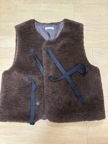 FREAK'S STORE 브라운 베스트 사이즈 F