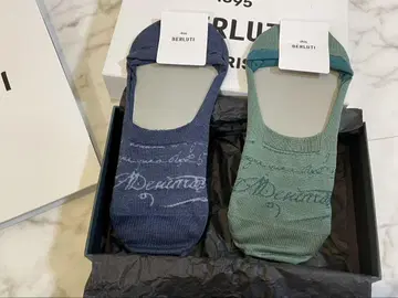 [ 미사용 새상품 ] Berluti 고스트 스크리트 삭스 벨루티 양말