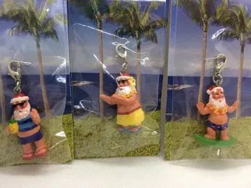 하와이안 잡화 서핑 하와이안 산타 스트랩 익명 배송