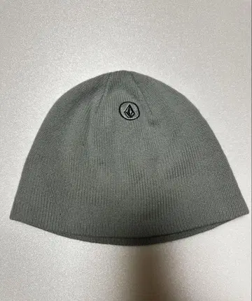 그레이 니트 모자 Volcom