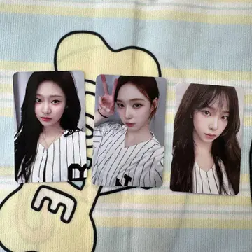 aespa 야구 BetterThings 유니폼 트레이딩 카드 3장