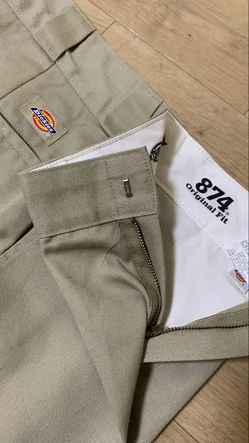 Dickies 874 오리지널 핏 치노 팬츠 베이지
