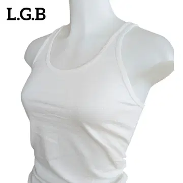 LGB 레이서 백 탱크 심플 티셔츠 XS 무지