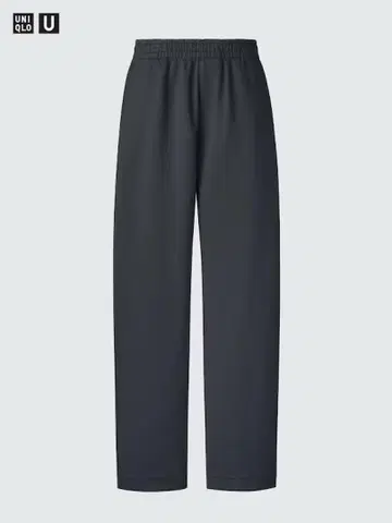 UNIQLOU 에어리즘 코튼 스웨트 팬츠 S 블랙