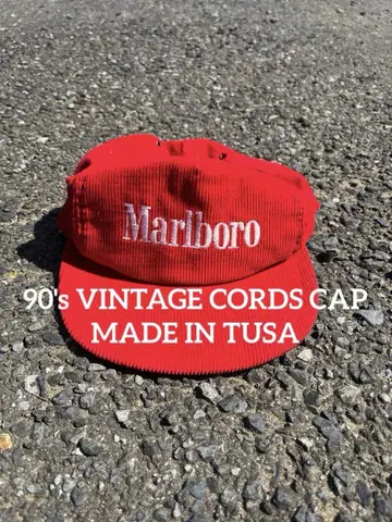 새상품급! 미국제! MARLBO CORDS CAP 빈티지 말보