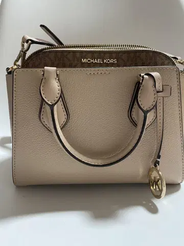 MICHAEL KORS 핑크 베이지 핸드백