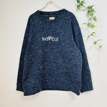 Natural Story 크루넥 속기모 트레이너 [ 4L ] 네이비