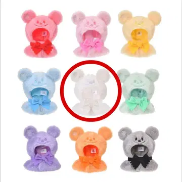 디즈니 시크릿 판초 눈사람 화이트 화이트 컬러