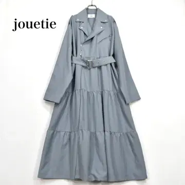 jouetie 쥬에티 라이더 티어드 트렌치 롱 코트