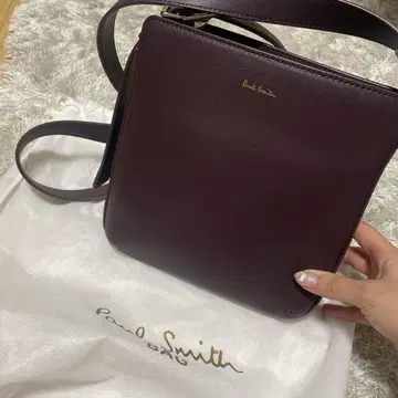 폴 스미스 퍼플 숄더백