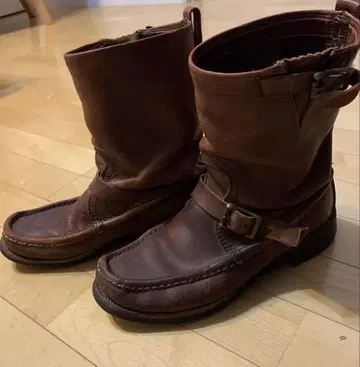 Russell Moccasin 파랑 택 캐버리에 부츠
