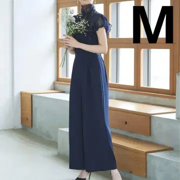 RUIRUE BOUTIQUE 레이스 올인원 네이비 포멀 M