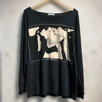 90s EMPORIO ARMANI Bruce Weber 포토 프린트 T