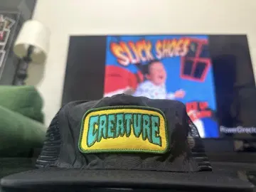 USA 크리처 CREATURE 스케이트보드 나일론 메쉬 캡 블랙