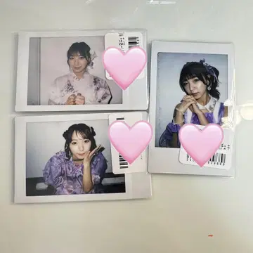 SWEET STEDY 시오카와 리세 폴라로이드 3장 세트