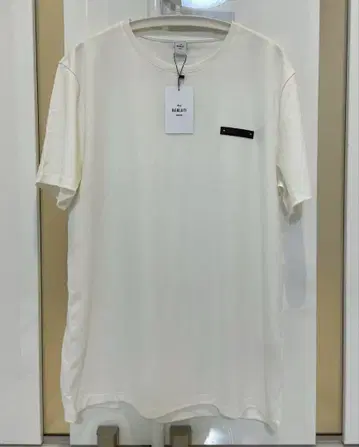 Berluti 벨루티 가죽 탭 T셔츠 로고 어패럴 상의