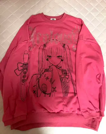 VOLCAN&APHRODITE 트레이닝복 후드티 핑크