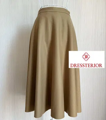 DRESSTERIOR 압축 울 서큘러 스커트 36