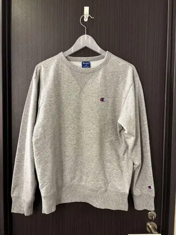 Champion 그레이 크루넥 트레이닝복