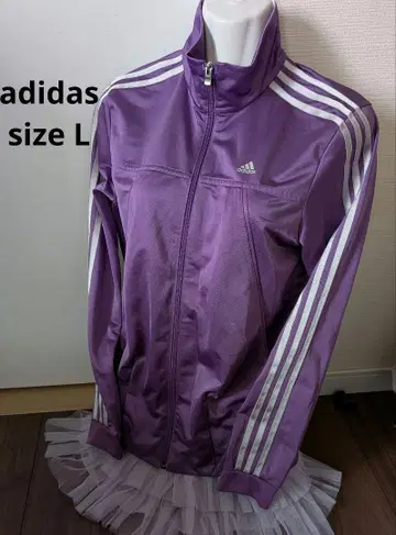 adidas 아디다스 트랙 자켓 M 저리 퍼플 Y2K