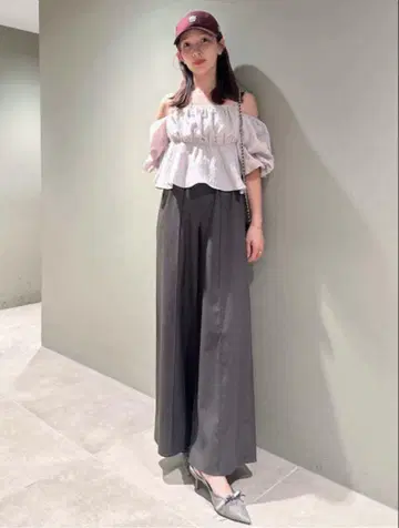 이번 시즌! snidel 전개 와이드 팬츠