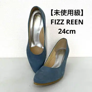 [ 새상품급 ] FIZZ REEN 스웨이드 펌프스 스카이블루 24cm