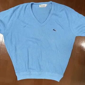 LACOSTE IZOD 스카이블루 스웨터 M 70s