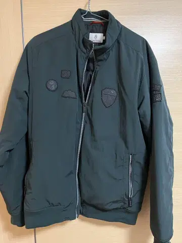Hush Puppies 나일론 자켓 L 다크 그린