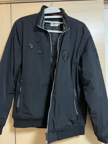Hush Puppies 블랙 나일론 자켓 L